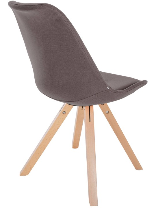 Cadeira Sofia tecido Quadrado, taupe