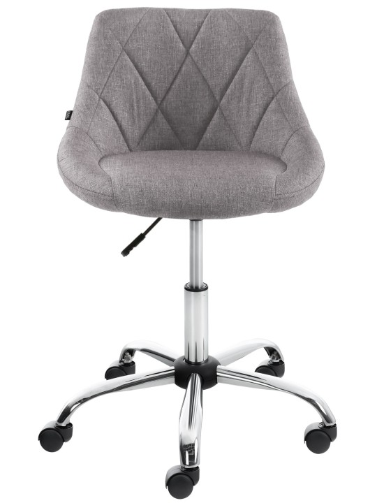 Banqueta de trabalho tecido Lazio, cinza Banqueta de trabalho tecido Lazio, cinza