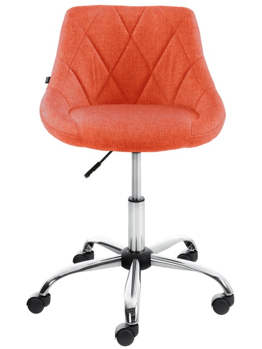 Banqueta de trabalho tecido Lazio, laranja