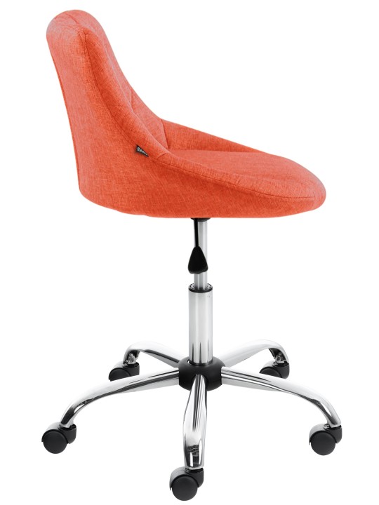 Banqueta de trabalho tecido Lazio, laranja