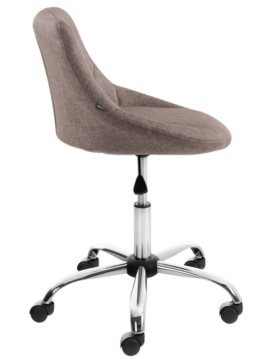 Banqueta de trabalho tecido Lazio, taupe