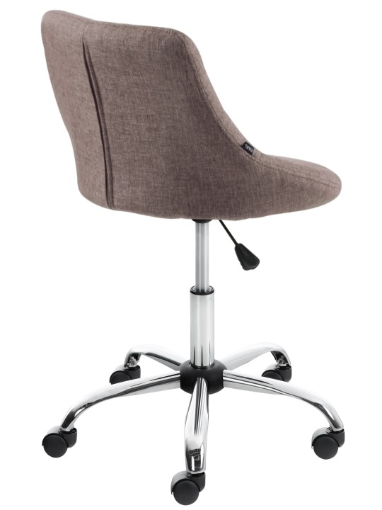 Banqueta de trabalho tecido Lazio, taupe