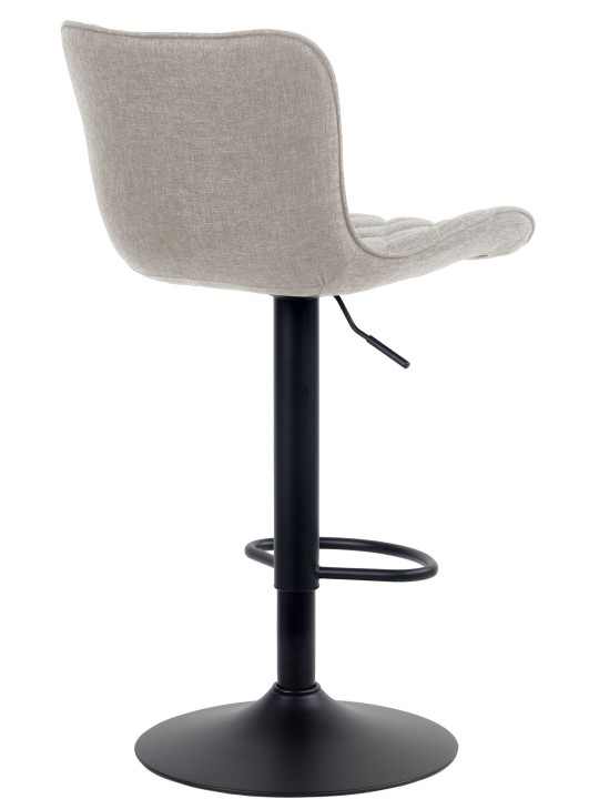 Conjunto de 2 bancos altos em tecido Emma, taupe