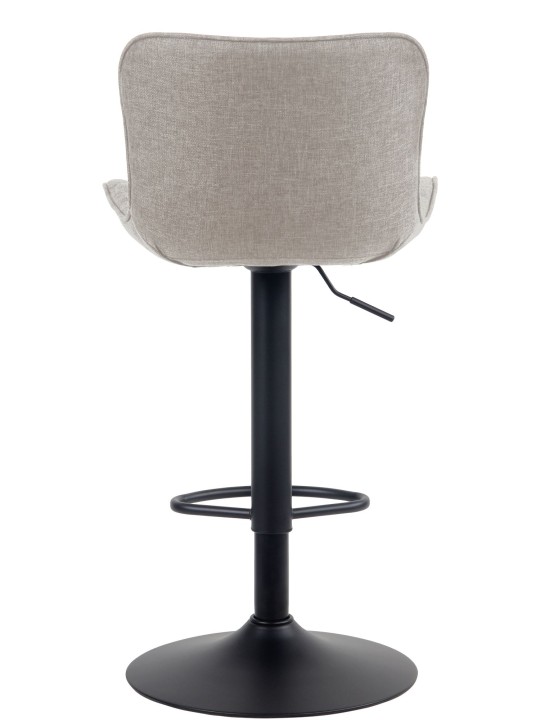 Conjunto de 2 bancos altos em tecido Emma, taupe