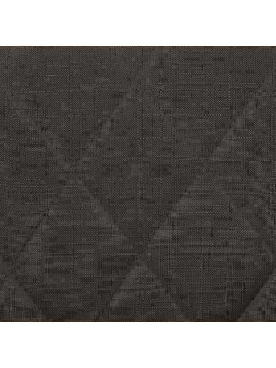 Banqueta alta Lazio tecido cromado, cinza escuro