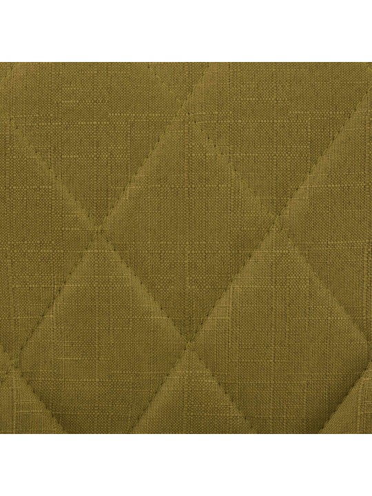 Banqueta alta Lazio tecido cromado, verde