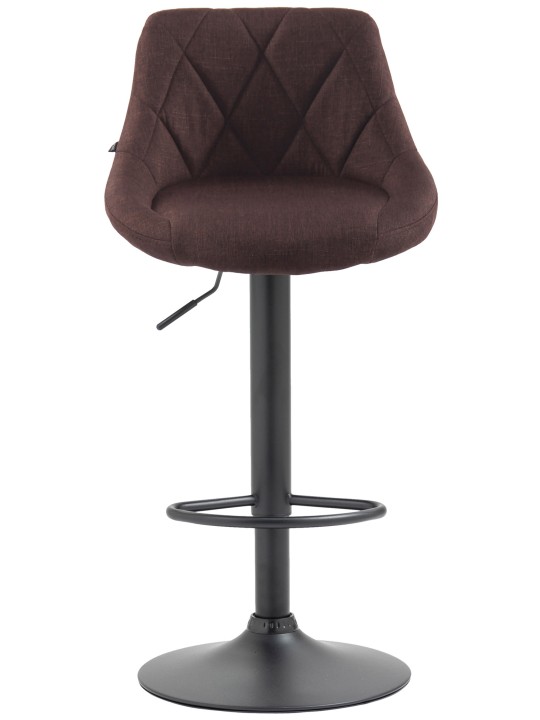 Banqueta alta tecido Lazio, castanho