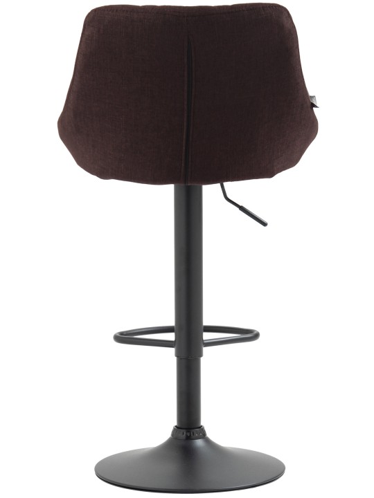 Banqueta alta tecido Lazio, castanho