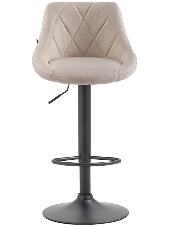 Banqueta alta tecido Lazio, creme