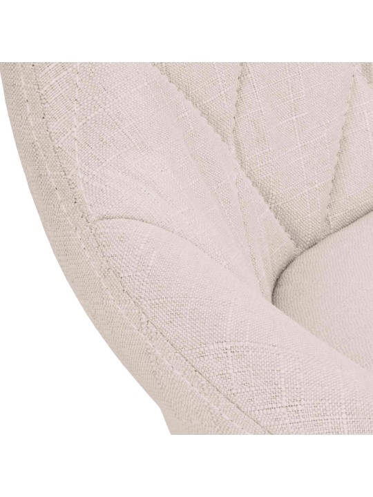 Banqueta alta tecido Lazio, creme