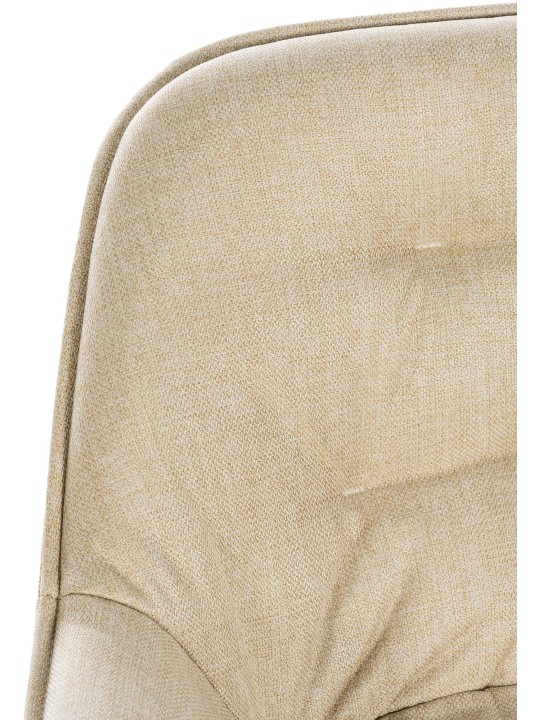 Conjunto de 2 bancos altos em tecido Gibson, creme