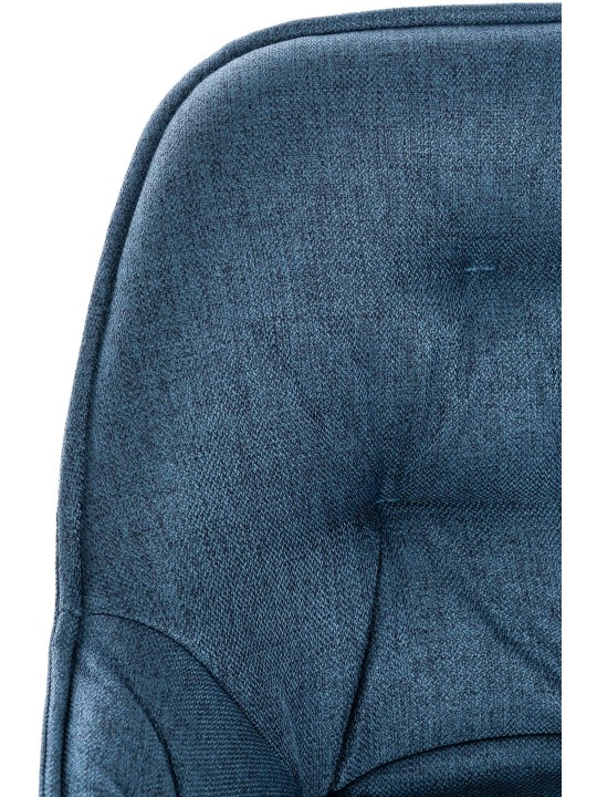 Conjunto de 2 bancos altos em tecido Gibson, azul Conjunto de 2 bancos altos em tecido Gibson, azul