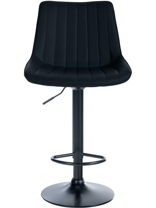Banqueta alta Toni em imitação de pele, preto Banqueta alta Toni em imitação de pele, preto
