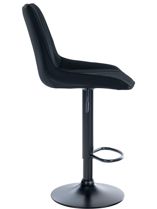 Banqueta alta Toni em imitação de pele, preto Banqueta alta Toni em imitação de pele, preto