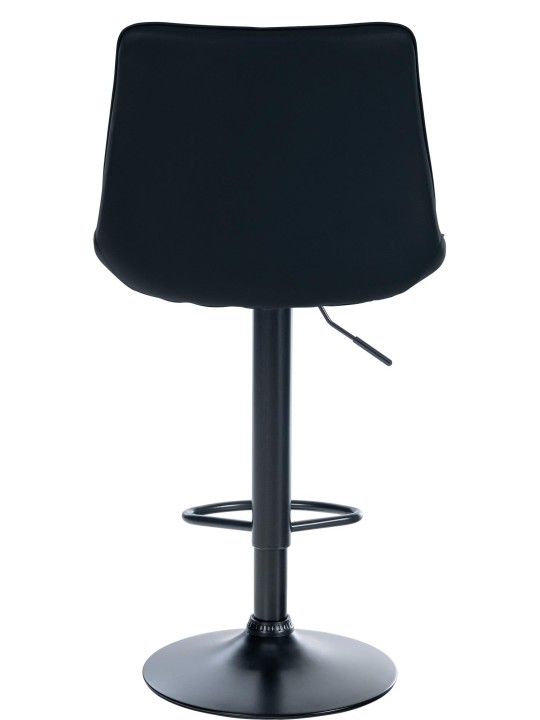 Banqueta alta Toni em imitação de pele, preto Banqueta alta Toni em imitação de pele, preto