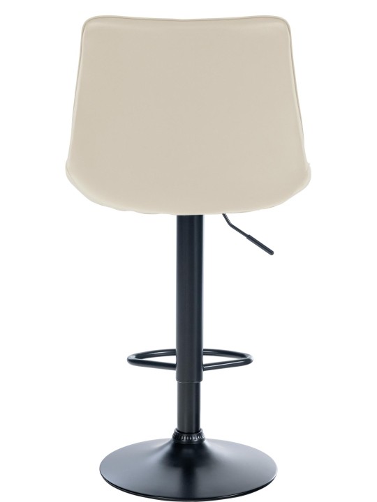 Banqueta alta Toni em imitação de pele, creme Banqueta alta Toni em imitação de pele, creme