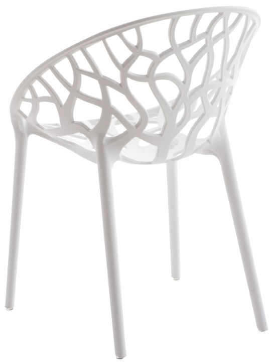 Conjunto de 4 cadeiras Hope, branco