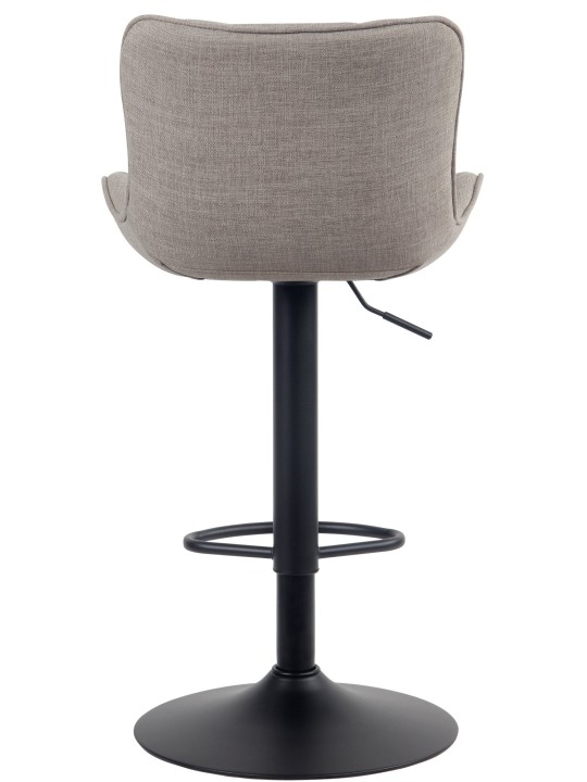 Banqueta alta tecido Linus, taupe