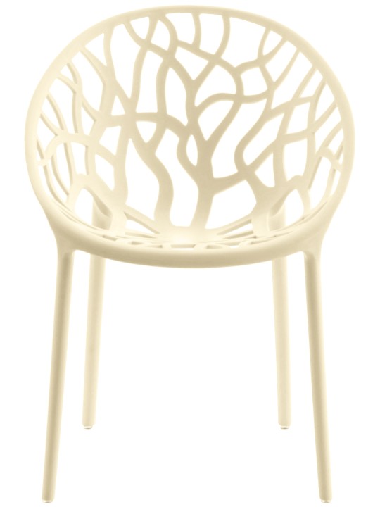 Conjunto de 4 cadeiras Hope, creme