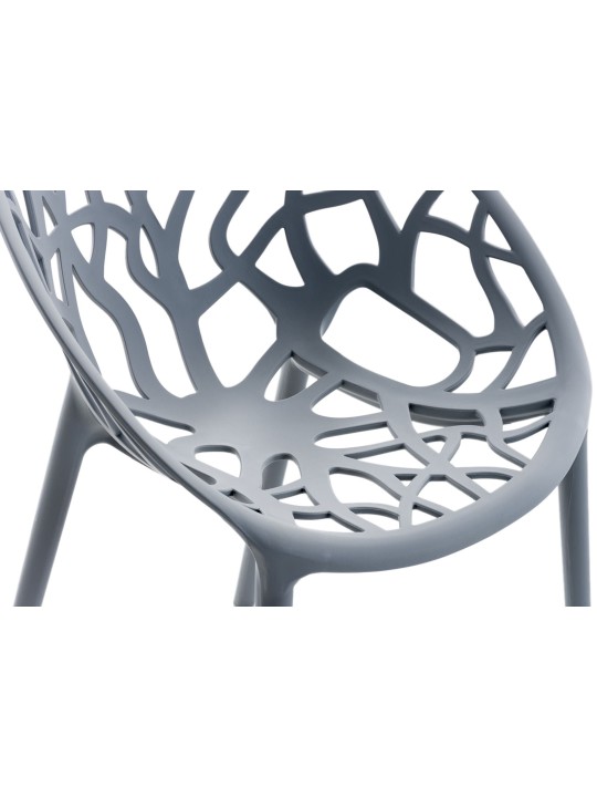 Conjunto de 4 cadeiras Hope, antracite