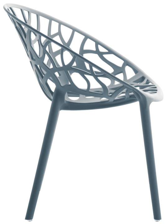 Conjunto de 4 cadeiras Hope, cinza