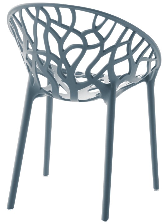 Conjunto de 4 cadeiras Hope, cinza