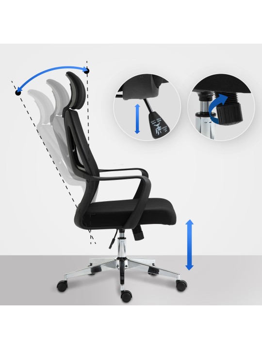 Cadeira de escritório Kanab, preto