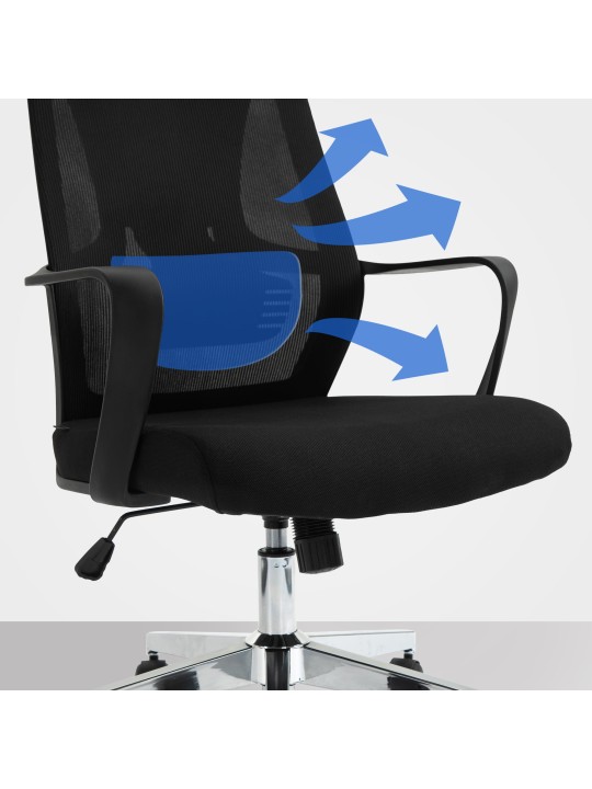 Cadeira de escritório Kanab, preto