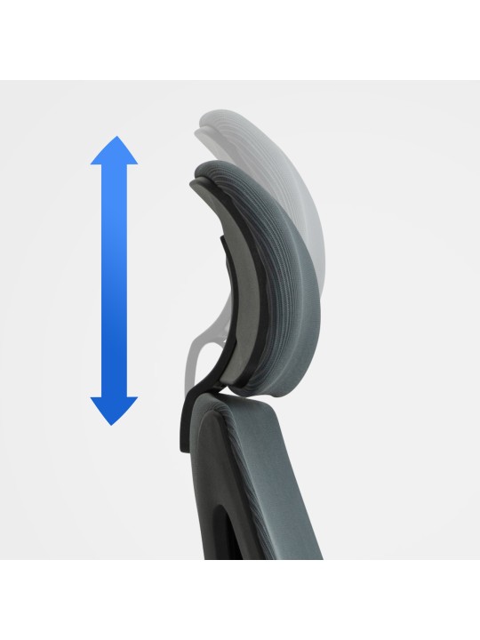 Cadeira de escritório Kanab, cinza