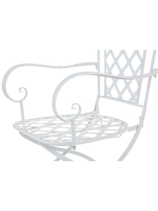 Conjunto de 2 cadeiras Adara, branco