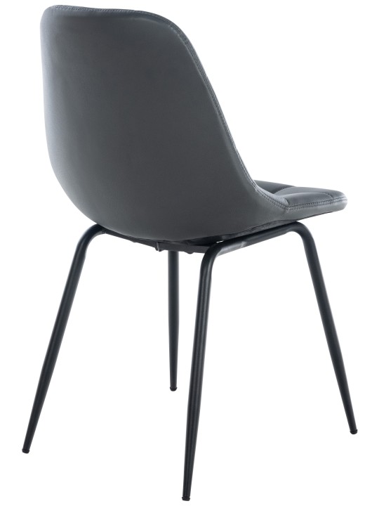 Cadeira Tom couro sintético, cinza Cadeira Tom couro sintético, cinza