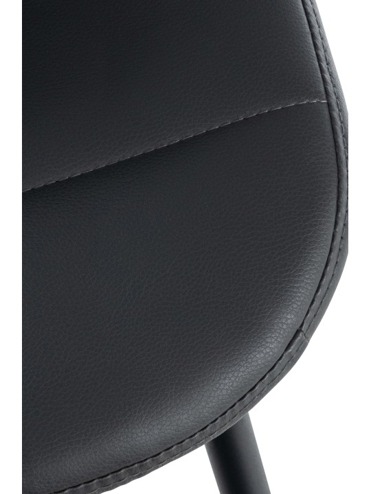 Cadeira Tom couro sintético, cinza Cadeira Tom couro sintético, cinza