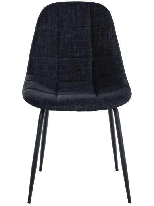 Cadeira Tom tecido, preto