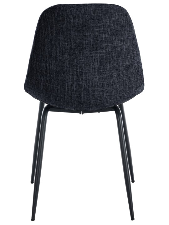 Cadeira Tom tecido, preto