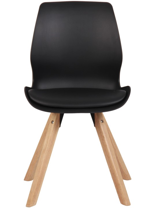 Cadeira de plástico Luna, preto Cadeira de plástico Luna, preto
