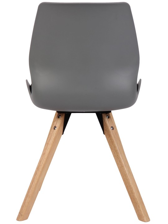 Cadeira de plástico Luna, cinza