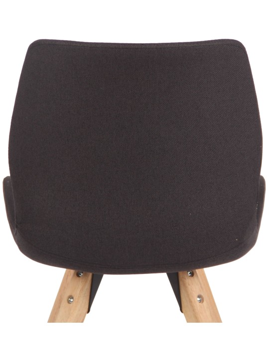 Cadeira Luna tecido, preto