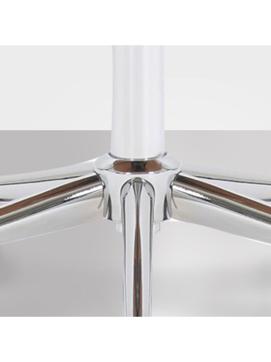 Cadeira de escritório de couro sintético Chicago, nogueira/preto