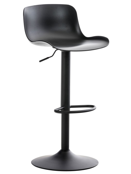 Conjunto de 4 bancos altos Almada, preto