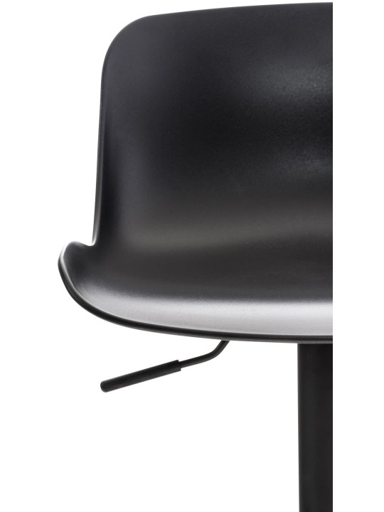 Conjunto de 4 bancos altos Almada, preto