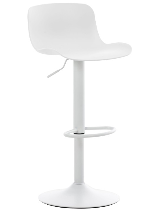 Conjunto de 4 bancos altos Almada, branco