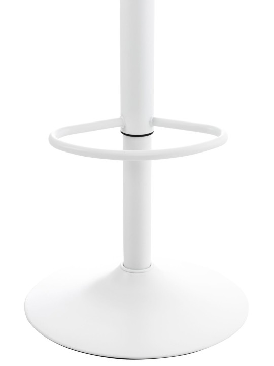 Conjunto de 4 bancos altos Almada, branco