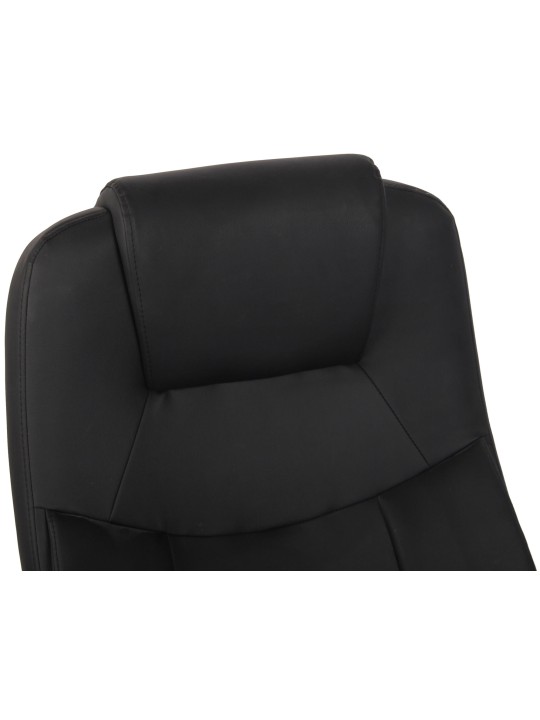 Cadeira de escritório BIG Apollo couro sintético V2, preto