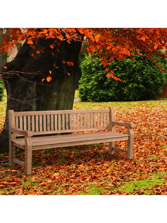 Banco de teca Jackson V2 220 cm, teca Banco de teca Jackson V2 220 cm, teca