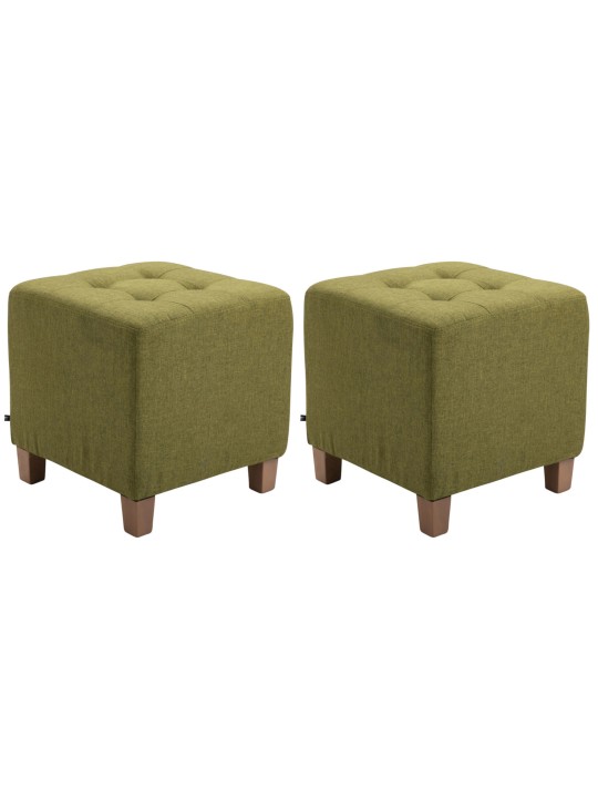 Conjunto de 2 bancos Faraó, luz antiga, verde Conjunto de 2 bancos Faraó, luz antiga, verde