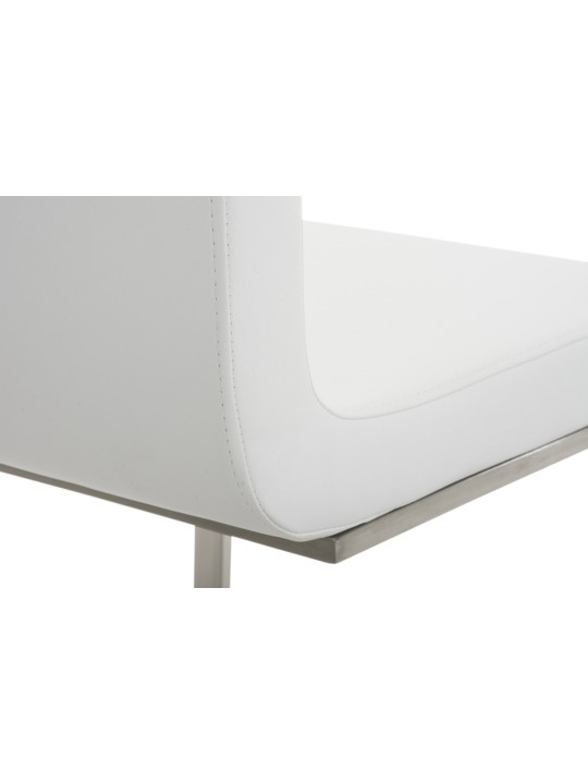 Conjunto de 2 cadeiras de jantar Belfort, branco