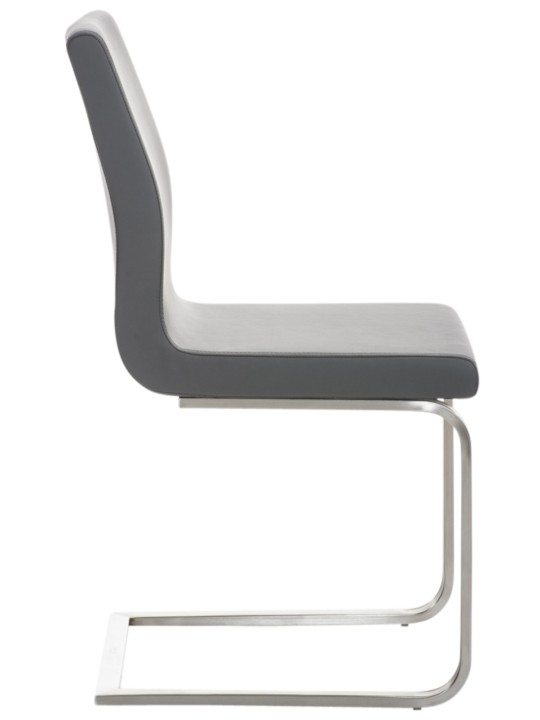 Conjunto de 2 cadeiras de jantar Belfort, cinza