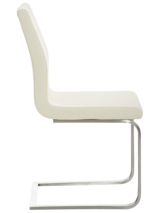 Conjunto de 2 cadeiras de jantar Belfort, creme