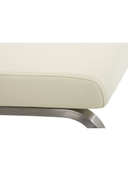 Conjunto de 2 cadeiras de jantar Belfort, creme