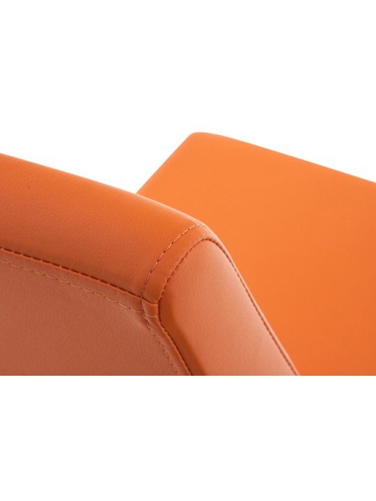 Conjunto de 2 cadeiras de jantar Belfort, laranja